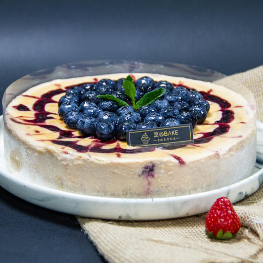 【蓝莓庄园】-酸甜的蓝莓与芝士完全融合 蛋糕内搅杂了更多的是清爽 不止细腻，还有内涵 商品图2