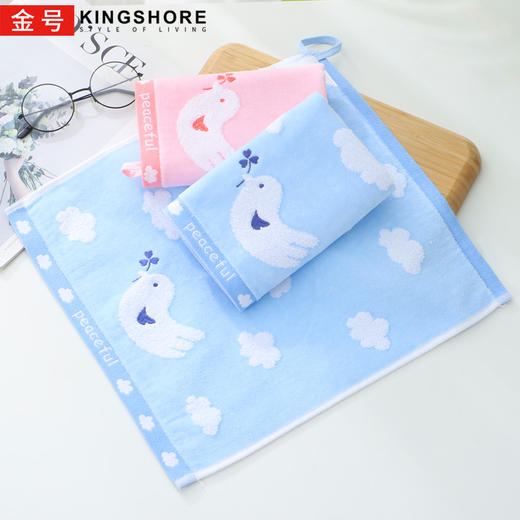 金号无捻割绣方巾6289WH（颜色随机） 商品图3