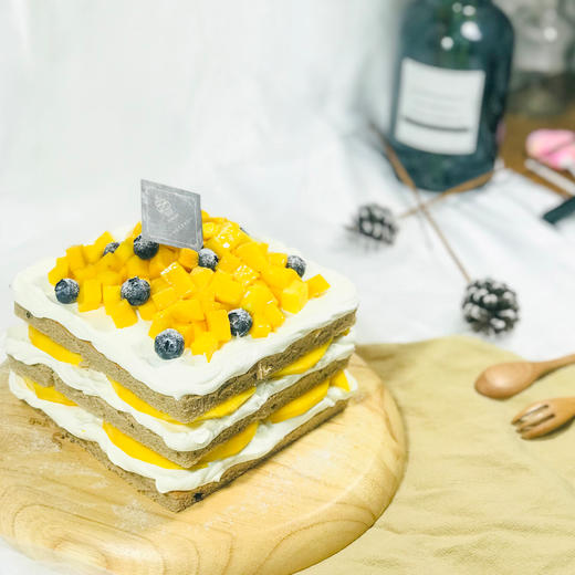 【芒果奶酪裸蛋糕】-浓郁奶香和芒果香扑面而来 商品图7