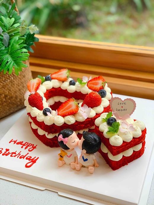 情侣红丝绒❤️蛋糕 下单前请仔细阅读商品详情 商品图1