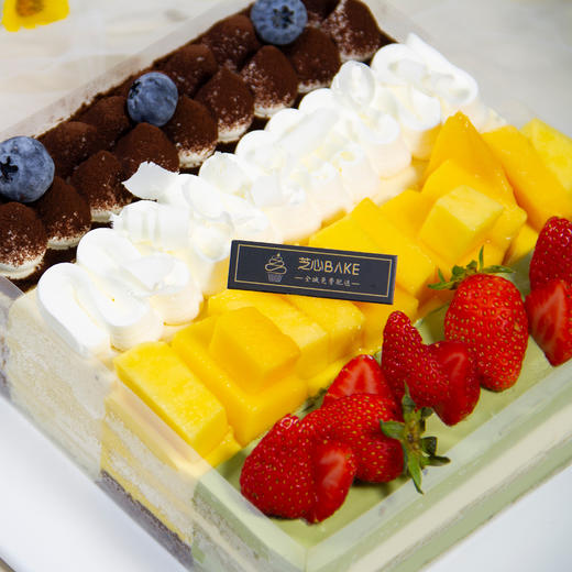 【热销推荐】四拼慕斯-提拉米苏、芒果、榴莲、抹茶四种口味 商品图5