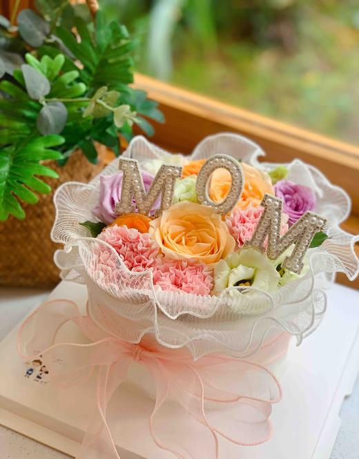 母亲节鲜花奶油蛋糕 下单前请仔细阅读商品详情 商品图1