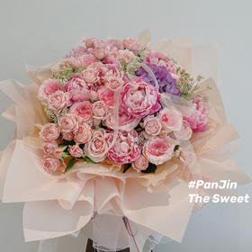 春意款款  混合怀抱花束