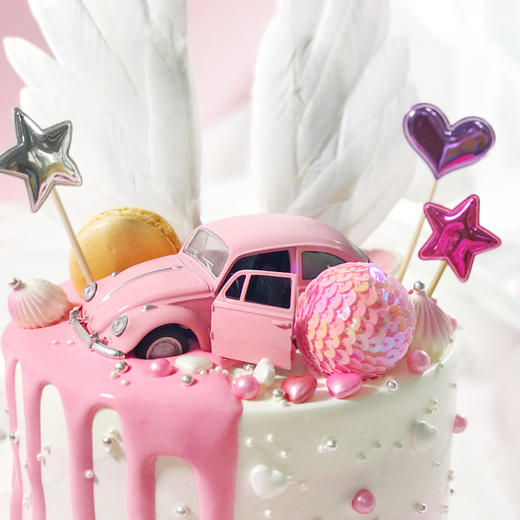 【韩风chic粉色香车】- 粉色香车，承载着对自由与浪漫的向往 商品图1