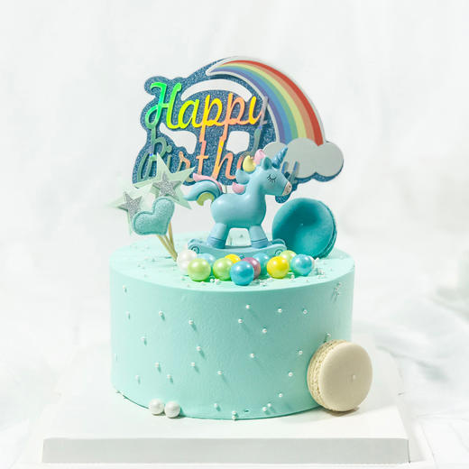 【星空木马】-特调靛青色奶油，是专属童年的青涩 商品图2