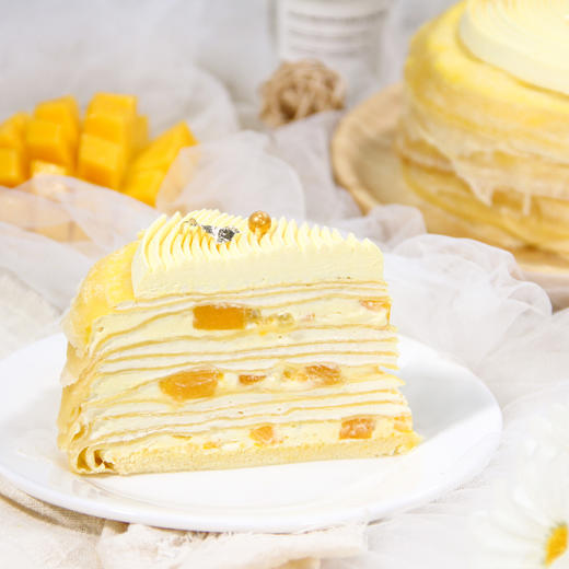 【芒里偷闲】芒芒千层蛋糕-捧在手里都是沉甸甸的感觉 商品图2