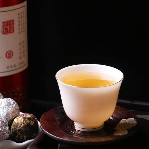 吉顺号2019年陈皮白茶龙珠调味茶精美罐装 商品图5