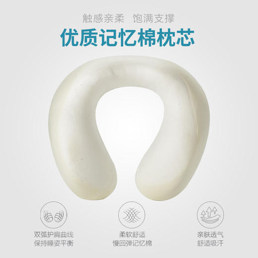 蓝旅（Transluck)宁静颈枕（大）/212/灰、蓝、紫（颜色随机） 商品图2