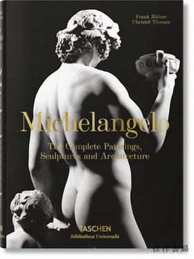 Michelangelo: The Complete Paintings  Sculptures and Architecture/米开朗基罗绘画/原版画册 Taschen图书馆系列