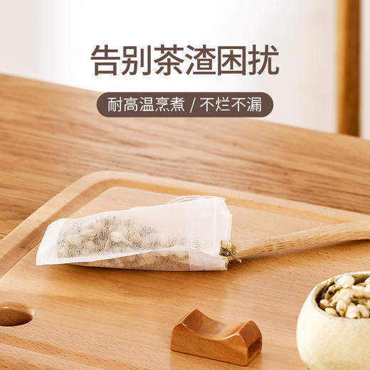 FaSoLa 100枚PET茶包袋一次性茶叶过滤袋泡茶袋小包茶叶分装袋 商品图1