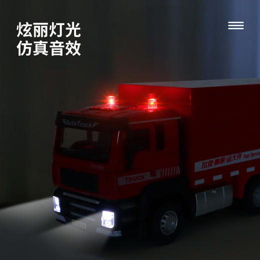 【城市服务车500系列】汽车模型儿童益智玩具车合金车模 商品图4