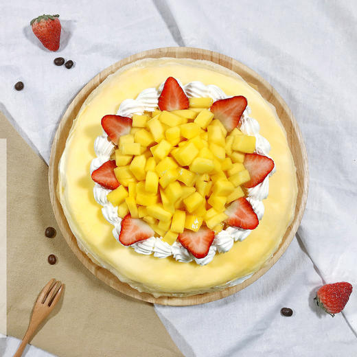 【芒果千层】动物奶油生日款两磅- Q弹香软，一层一层地拨动你的心 商品图3