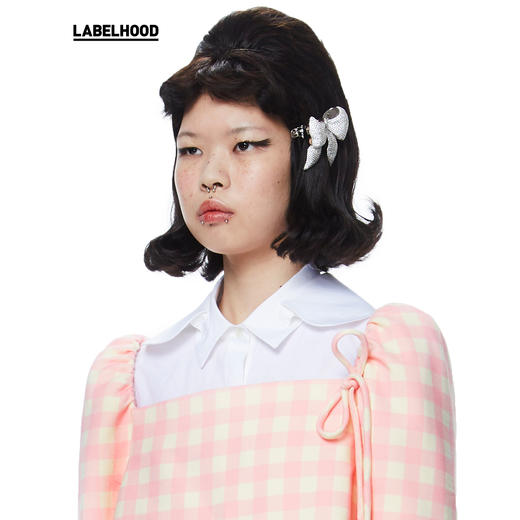 shushutong镶钻的风吹起的蝴蝶结发卡aw2020ac23br001ss100