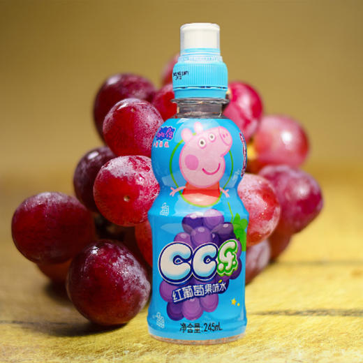 【多口味可选】小猪佩奇香橙味饮品245ml(葡萄味/草莓味/香橙味/水蜜桃味多口味可选) 商品图4