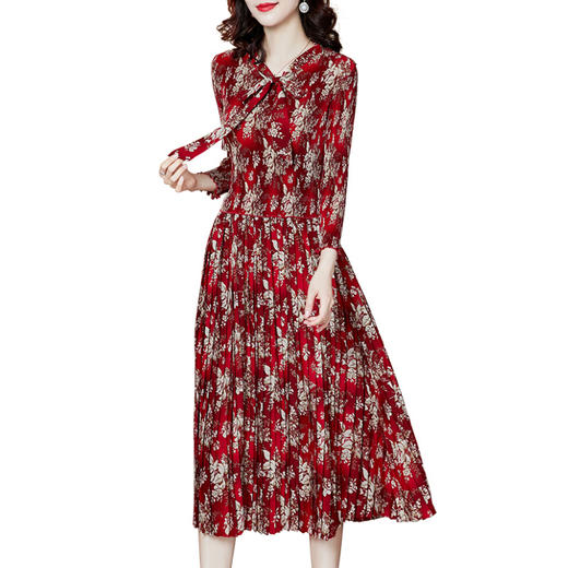 上海旗袍厂JN-K210335洋气女装大码洋气裙 商品图4