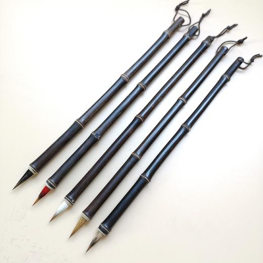 【紫竹五毫】适宜小楷 抄经 勾边 描线 兼毫 狼毫 石獾 紫毫 商品图4