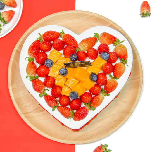 【告白推荐】莓语心愿-颜值逆天的爱心水果蛋糕 商品图2