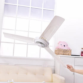 【家用电器】3扇叶家用吊扇塑料便捷夏季风扇舒适凉风吊装风扇