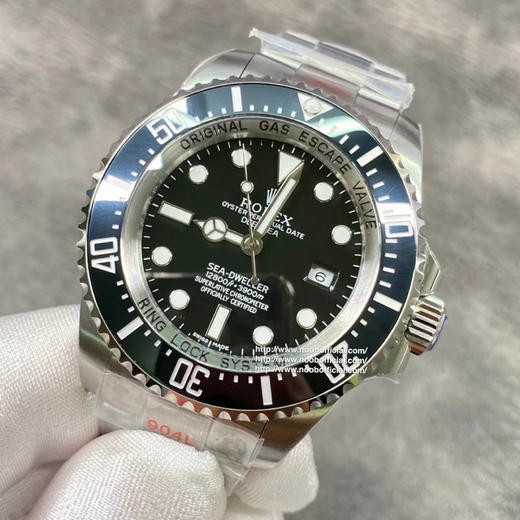 N厂V12版新904L神器渐变蓝鬼王～126660（字面6点有皇冠logo）2836机芯及3235机芯同步市面首家发售较前代有重要革命性升级，怒荐之作原装开模 商品图4