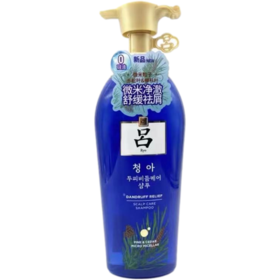 吕 舒盈清润净澈去屑洗发水蓝400ml 【中】