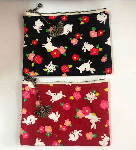 HUJI祤集Komon收纳包风の花茶花小兔 商品图0