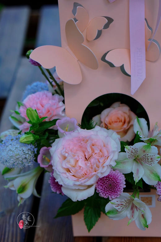 【2021.教师节】珊瑚粉小号蝴蝶提篮 79 商品图2