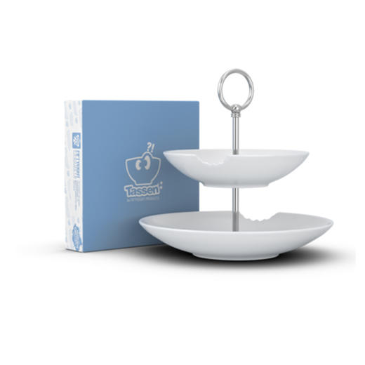 【Fiftyeight 】德国原产陶瓷卡通点心盘蛋糕盘餐盘双层 深盘 商品图4