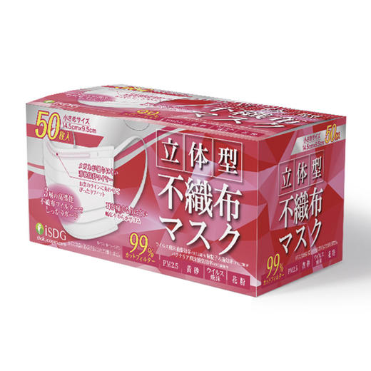 ISDG 日本品牌监制  口罩专用 符合国人脸型专业定制国际标准口罩 商品图6
