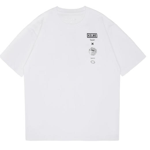 卡尔美男子夏季新款短袖圆领T恤印花时尚潮流 商品图4