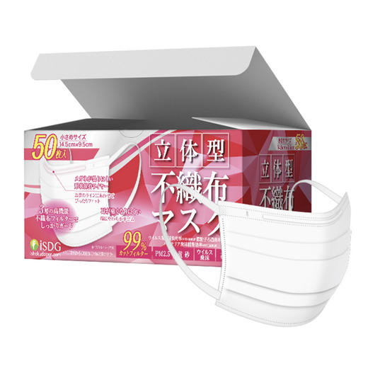 ISDG 日本品牌监制  口罩专用 符合国人脸型专业定制国际标准口罩 商品图8