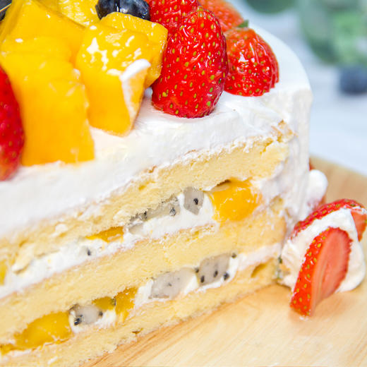 【告白推荐】莓语心愿-颜值逆天的爱心水果蛋糕 商品图5