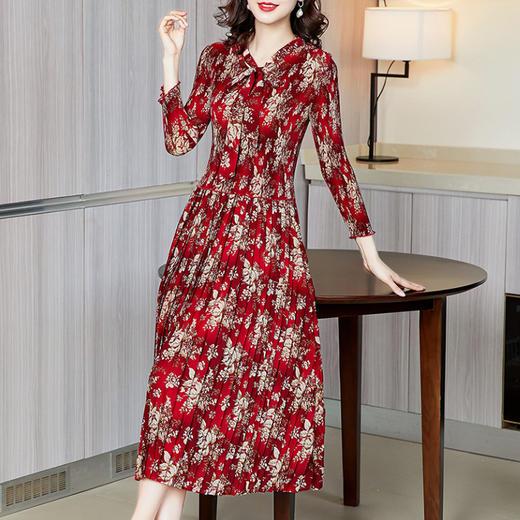 上海旗袍厂JN-K210335洋气女装大码洋气裙 商品图0