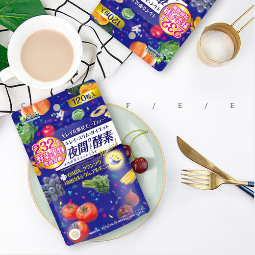 ISDG 日本原装进口 果蔬发酵酵素 夜间酵素压片糖 商品图5