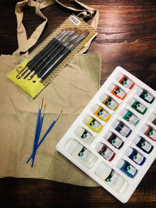 正品保证 马利纺织纤维颜料 50ml 手绘DIY颜料 手绘T恤 鞋颜料 商品图0