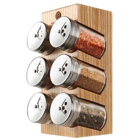 原森太六瓶调味架/美洲白蜡木/YSTTW003