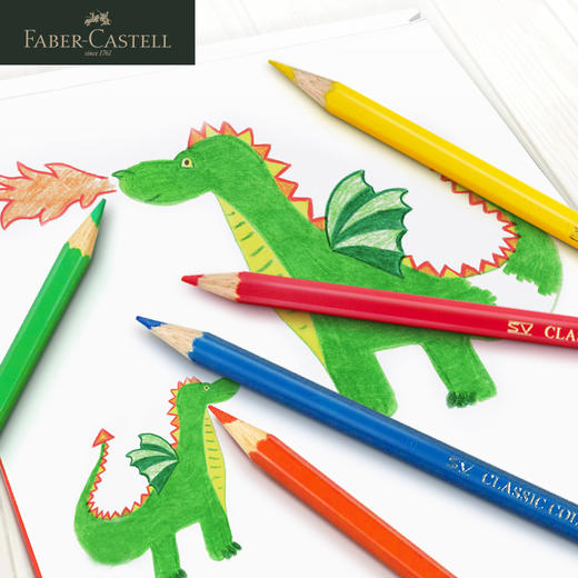 辉柏嘉彩铅儿童学生手绘画笔涂色填色 商品图0