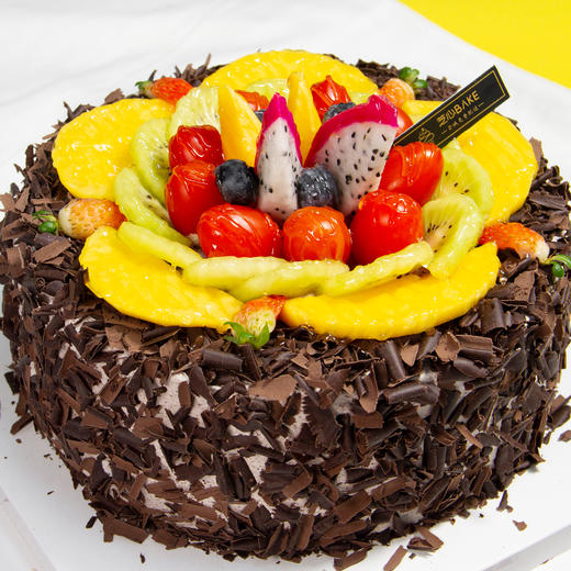 【森林之花】降温自然卷曲成黑森林树皮卷 自然附着在轻盈奶油上 商品图5