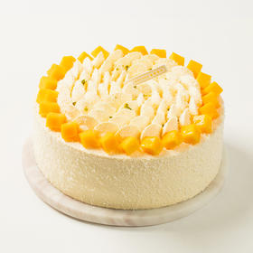 【清甜多汁】芒芒雪山蛋糕，香甜多汁新鲜芒果+细腻动物奶油（长沙ZJ）