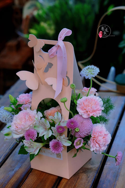 【2021.教师节】珊瑚粉小号蝴蝶提篮 79 商品图3