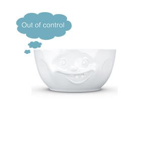 【Fiftyeight 】德国原产 表情碗卡通陶瓷沙拉碗2600ml 卖萌