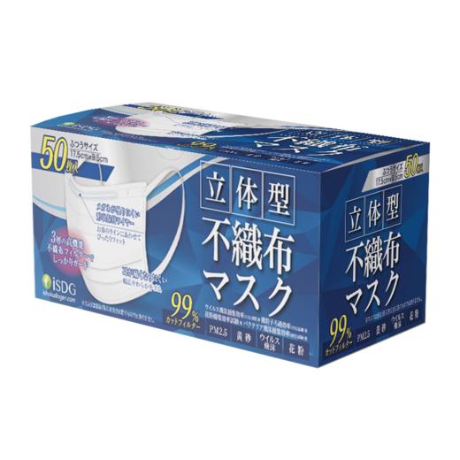 ISDG 日本品牌监制  口罩专用 符合国人脸型专业定制国际标准口罩 商品图0