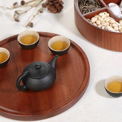 原森太乌檀木圆形果盒φ30*7CMYSTPZ036 商品图2