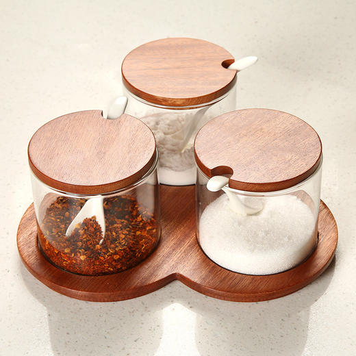 原森太3瓶梅花底调味套装21*21*1.3/YSTTW005 商品图0