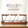 原森太3瓶调味套装/非洲乌檀木+高硼硅玻璃/YSTTW004 商品缩略图1
