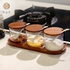 原森太3瓶调味套装/非洲乌檀木+高硼硅玻璃/YSTTW004 商品缩略图2
