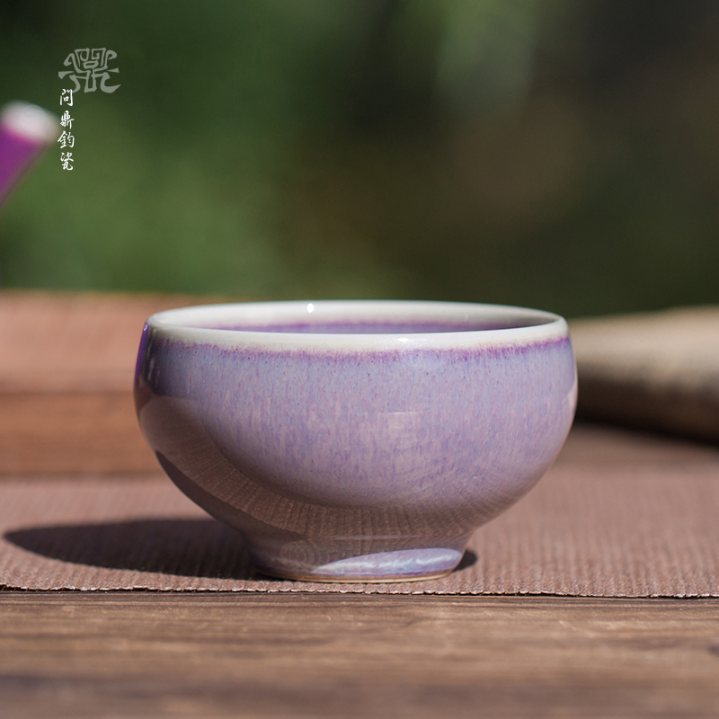 问鼎钧瓷平口杯