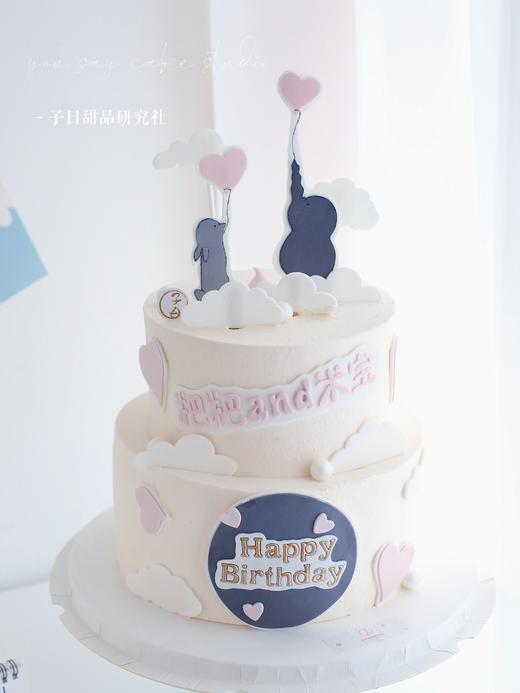 小象糖牌双层蛋糕 （提前24小时预订） 商品图0