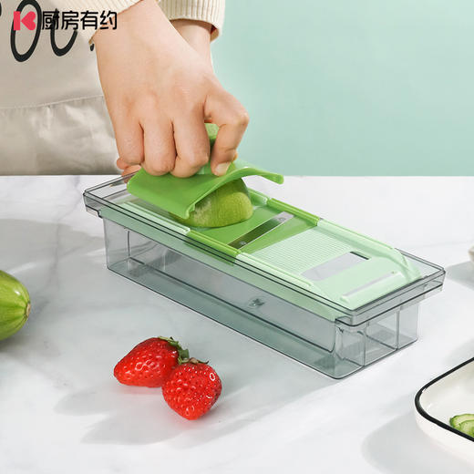 厨房土豆丝切丝切片器多功能切菜神器萝卜切丁黄瓜切擦刨丝器家用 商品图0