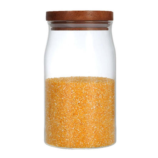 原森太密封罐/ 小号/乌檀木+高硼硅玻璃/YSTMF012 商品图1