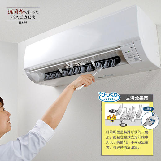 日本进口SANKO空调清洁刷百叶窗空调通风口缝隙清洁 WHJC 商品图1